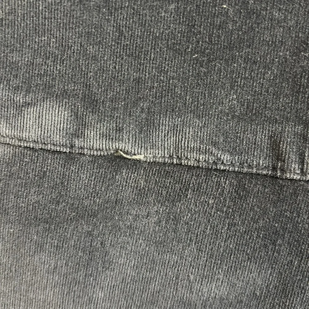 Frank & Eileen Kinsale Raw Hem Corduroy Pants Navy Blue size 12 - Picture 10 of 13